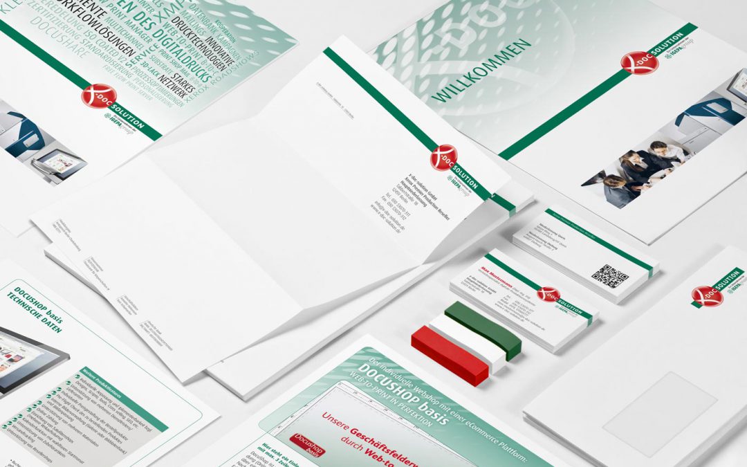 Geschäftsausstattung x-doc-solution GmbH