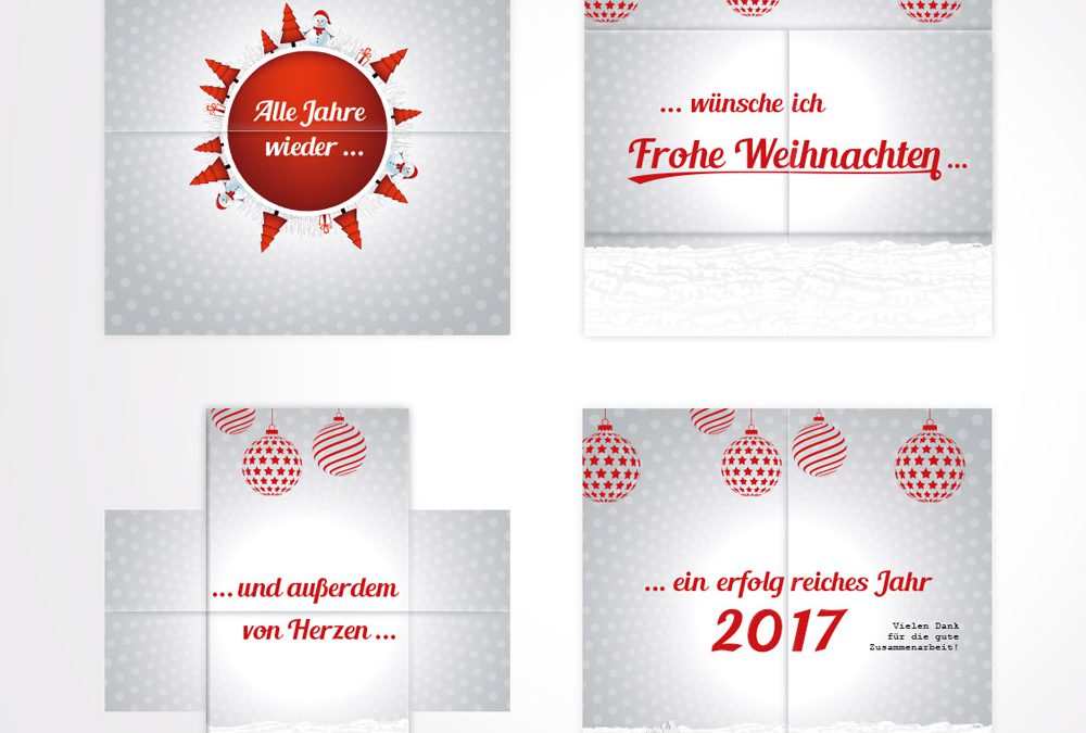 Weihnachtskarte als Loop-Folder