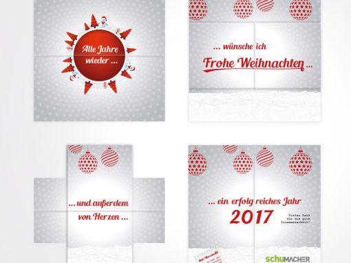 Weihnachtskarte als Loop-Folder